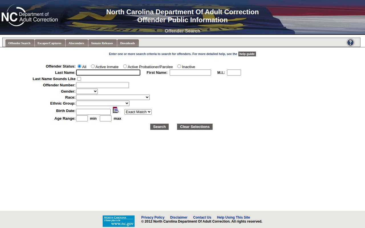 North Carolina state offender search for Transylvania County arrest follow-up